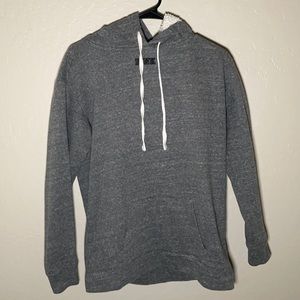 Victoria's Secret Pink Women's Gray Sherpa Camo Logo Pullover Hoodie Size XS